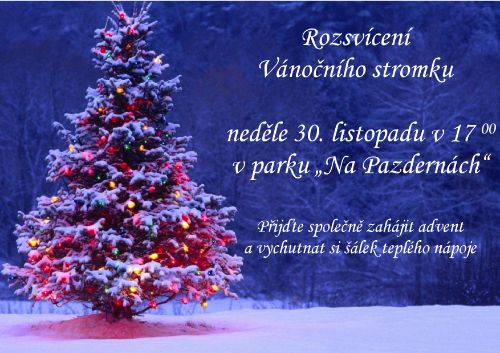 Rozsvícení stromku_2025